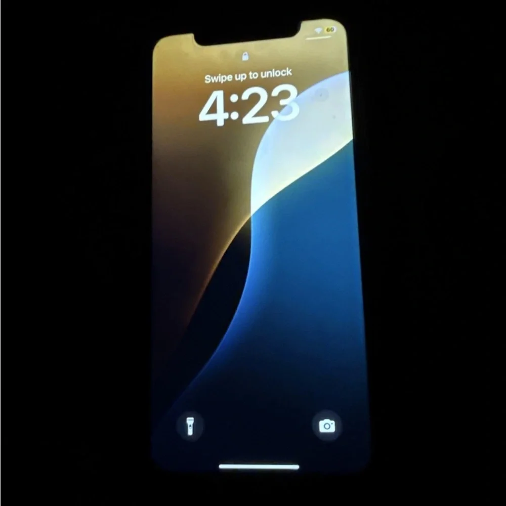 Black Smartphone with Display On